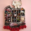 Mary Johnson. Once Upon a Time. 2008. Mixed Media, Cast Iron, LED Lights. 18 x 15 x 3 inches.
